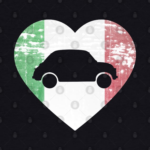 I Heart Fiat 500s by The Lemon Stationery & Gift Co